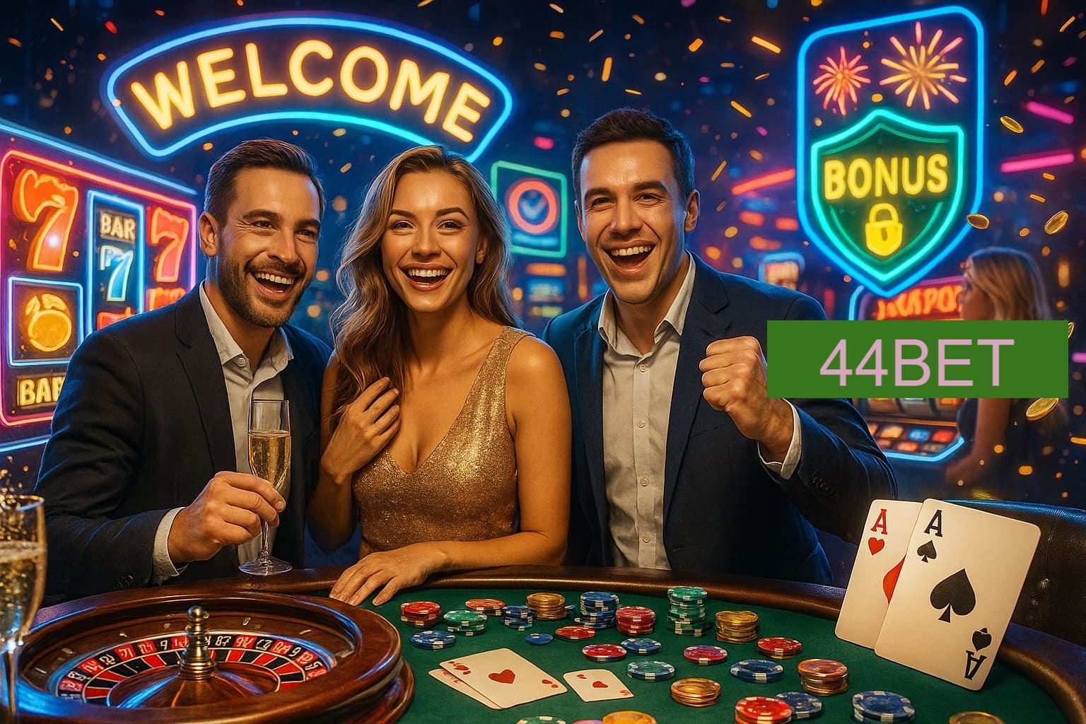Jogos emocionantes no 44BET